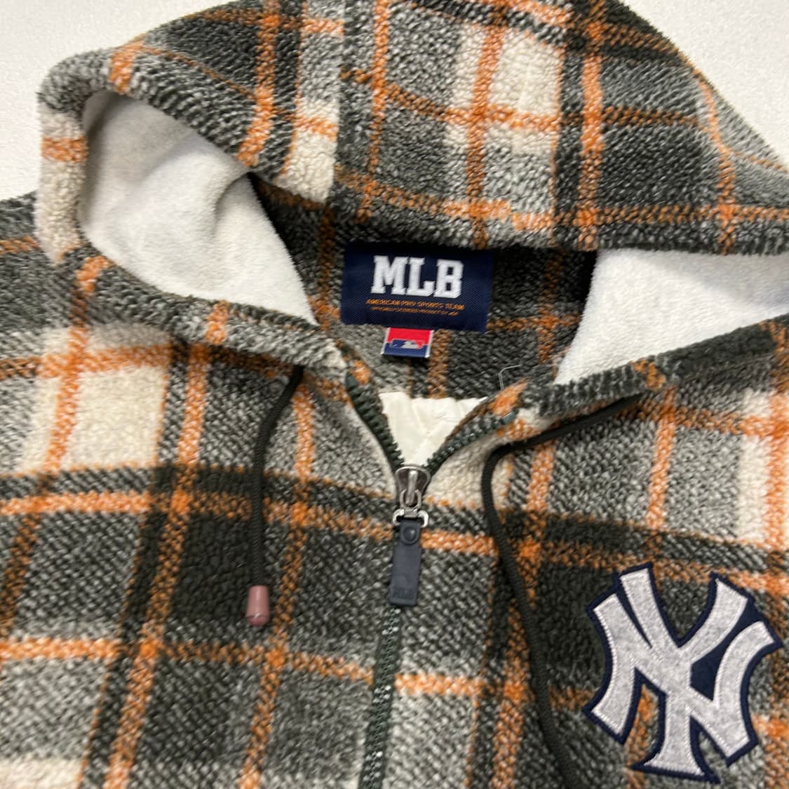 Mlb 양키즈 체크 플리스 상품이미지3