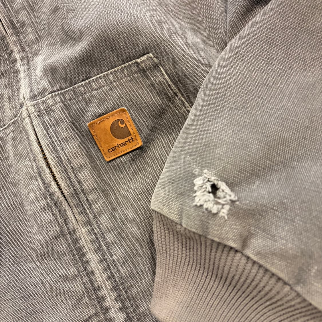 [S] 칼하트 J130 JVL 액티브 워크 자켓 그레이 D507 상품이미지6