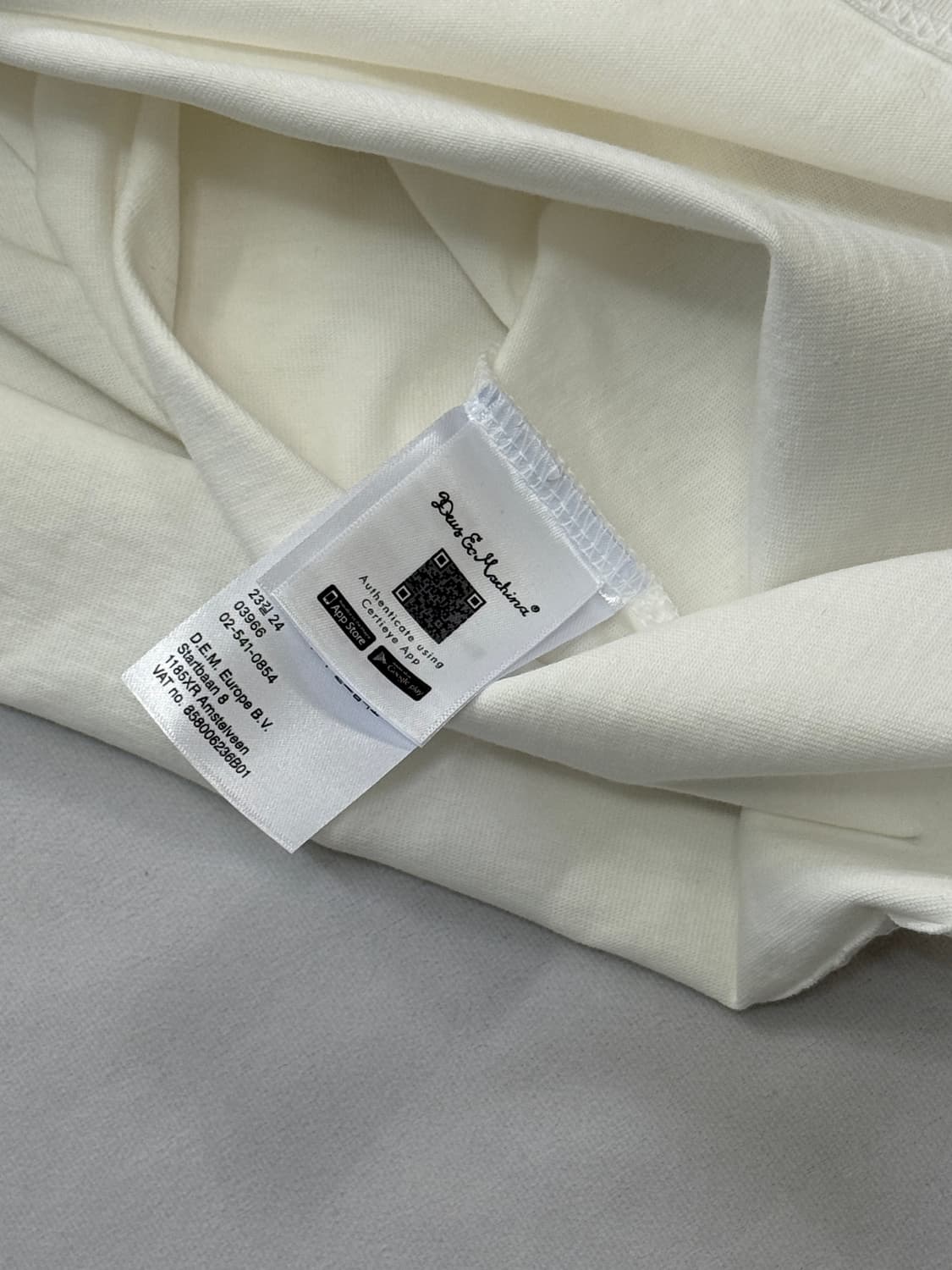 [새상품]Deus데우스 서울 컬리지 긴팔 롱슬리브 화이트 M 상품이미지6