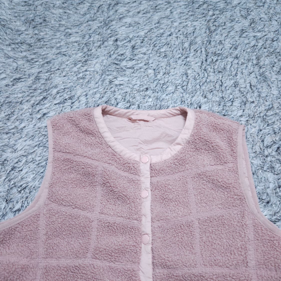 팬텀골프)90 여자 분홍 뽀글이조끼 방풍조끼 / 왕눈이샵 상품이미지2