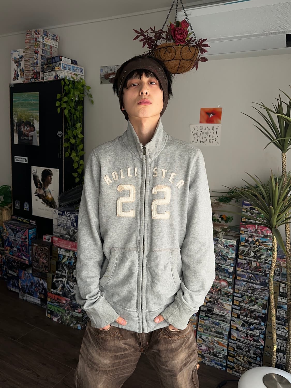 Hollister 미드 스웻 집업 상품이미지2