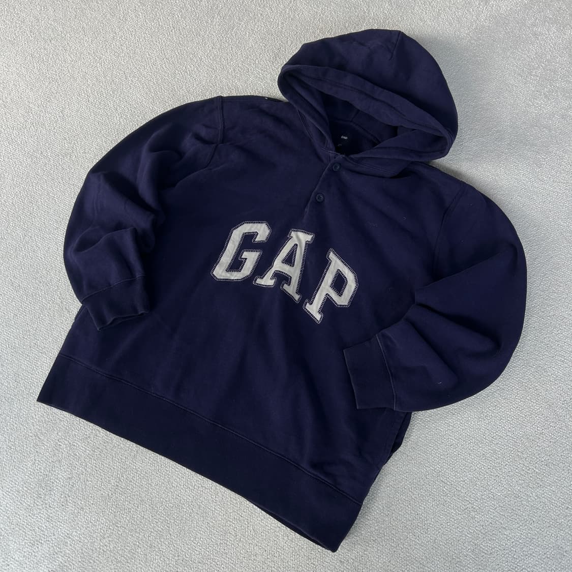 갭 보라색 기모 후드티 상품이미지1