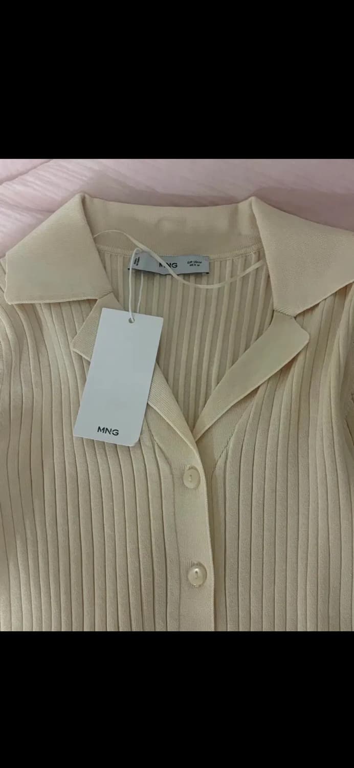 (새상품)망고 카라니트 가디건 M 상품이미지5