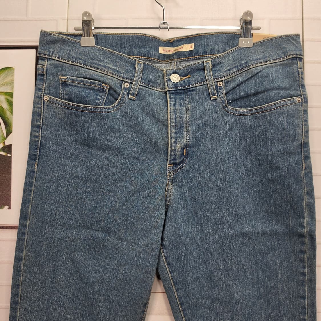 리바이스 314 셰이핑 스트레이트 여성 진 데님 청바지 31사이즈 새상품 상품이미지2