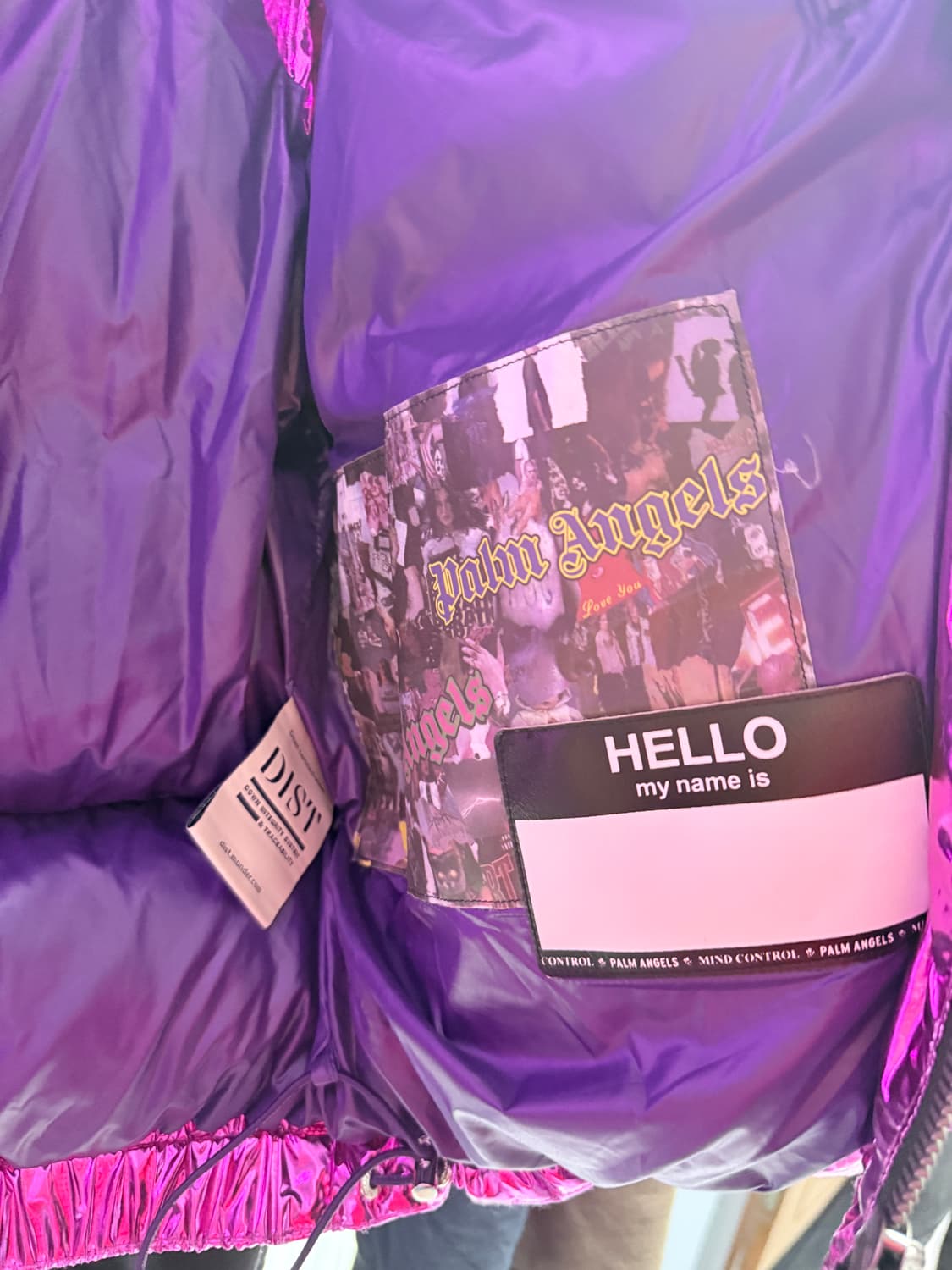 몽클레어 그레노블 스노우엔젤 메탈릭 퍼플 패딩베스트 1사이즈 상품이미지4