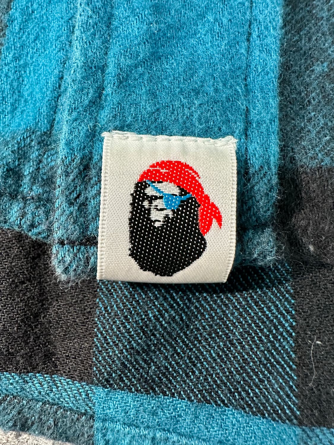 A Bathing Ape Pirate Store 체크 플란넬 셔츠 상품이미지2