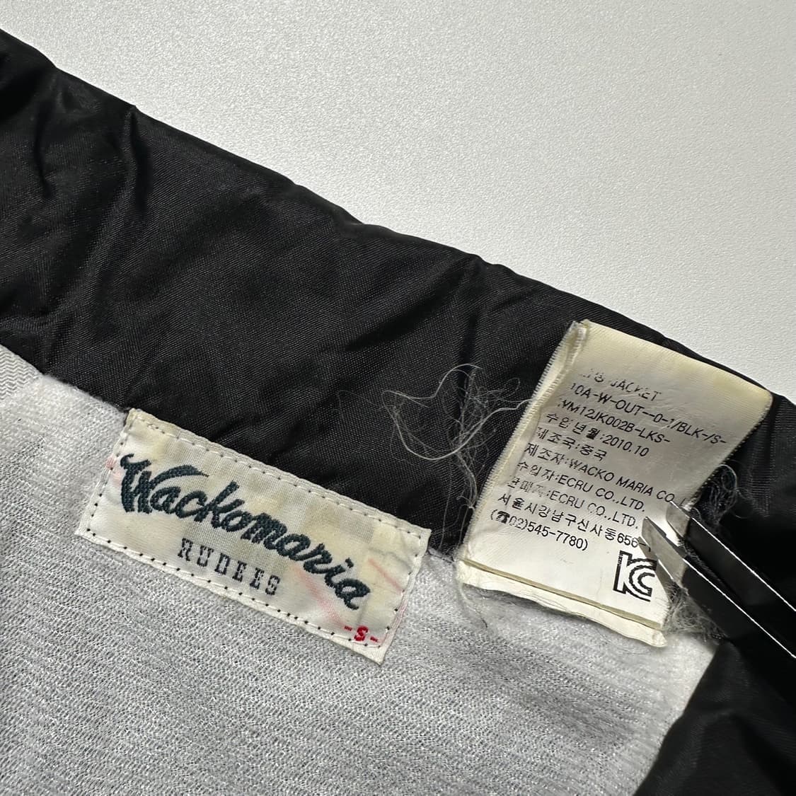 (매장판) 와코마리아 코치자켓 블랙 상품이미지5