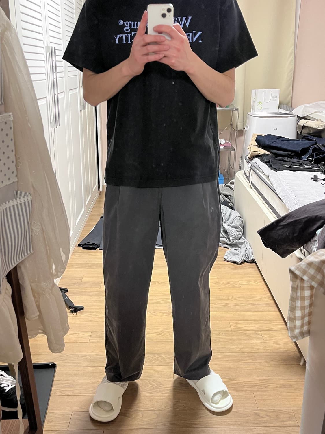 노드아카이브 레이지 보이 싱글 셋업 차콜 0사이즈 (자켓 + 치노팬츠) 상품이미지3