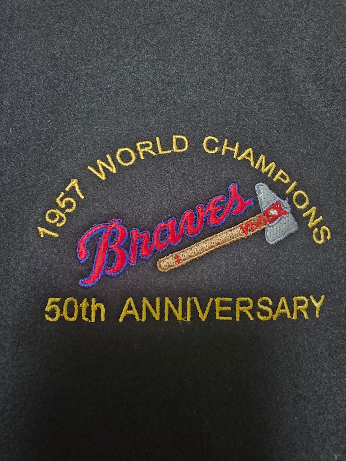 Braves 1957 WS 50주년 바시티자켓 XL 상품이미지3