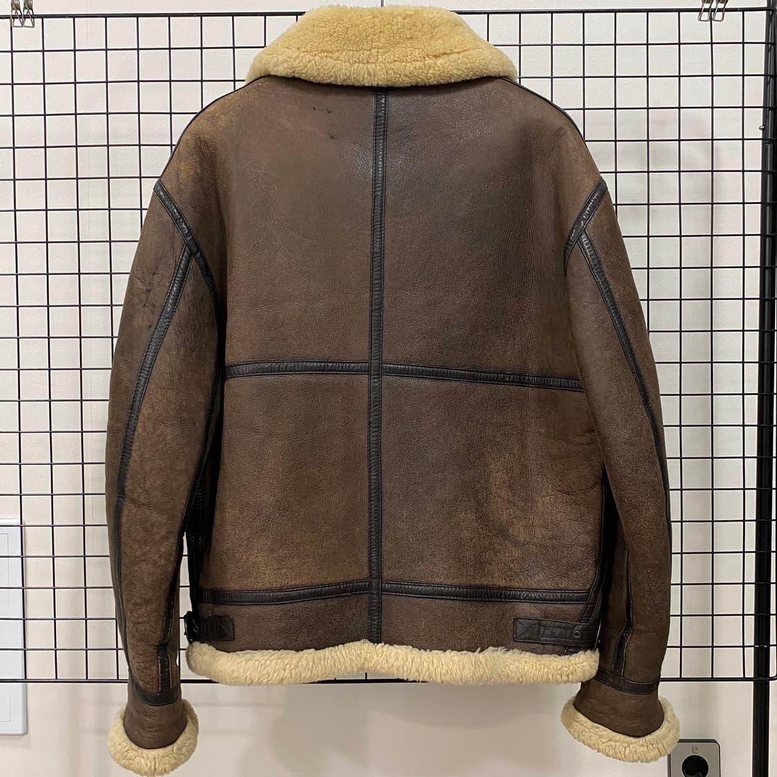 Italy 빈티지 B-3 양가죽 양털 무스탕 상품이미지2