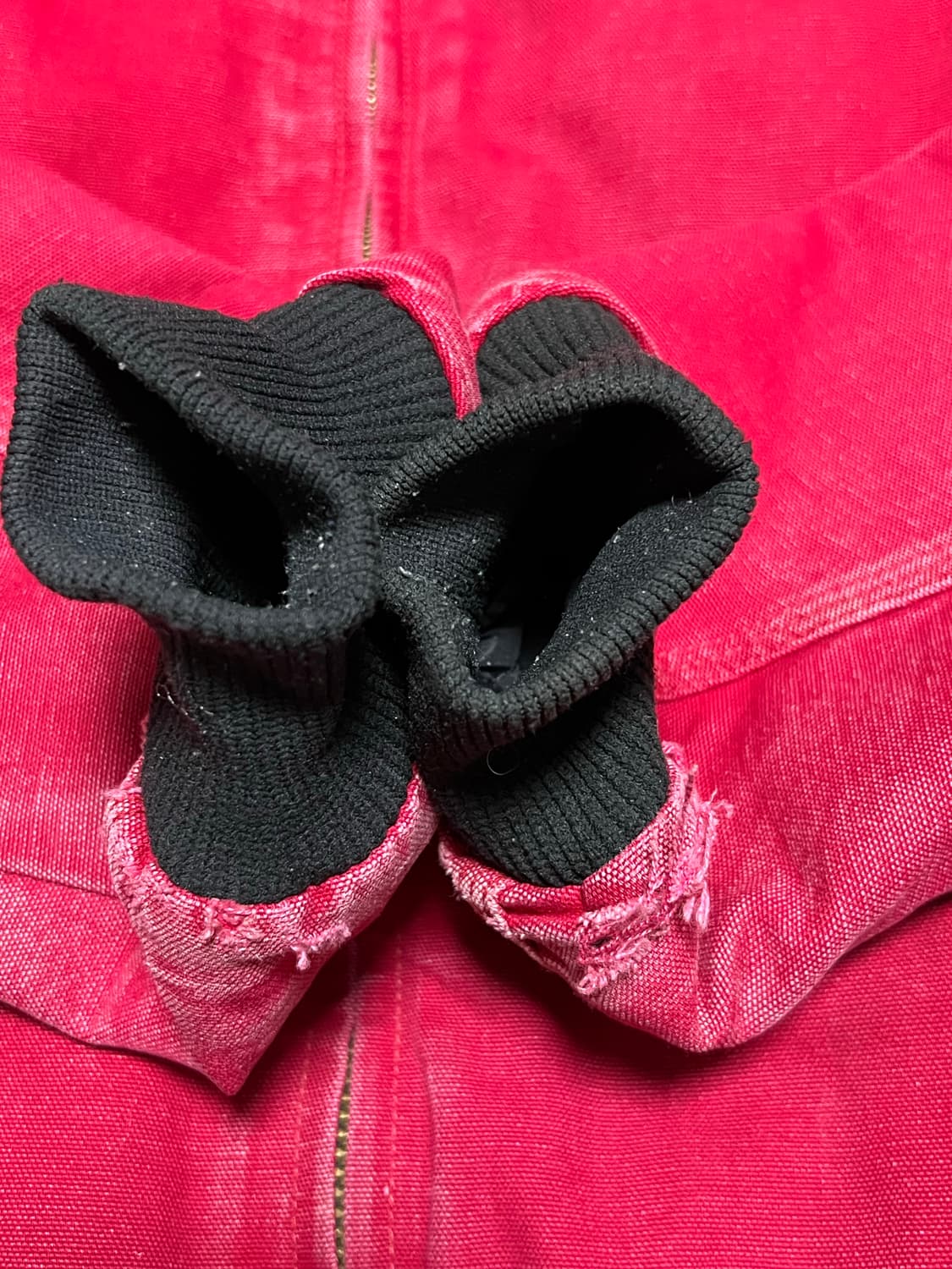 90s칼하트J14산타페자켓레드 L사이즈 상품이미지6