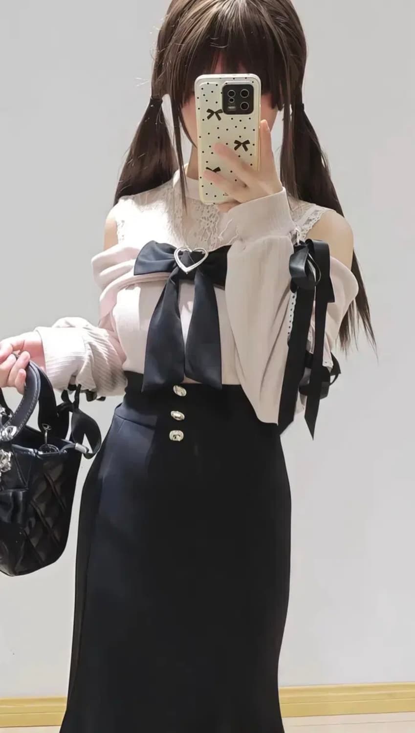 양지뢰 오프숄더 원피스 히메갸루 리즈리사 노에미 로리타 핑크 stc빈티지 상품이미지1