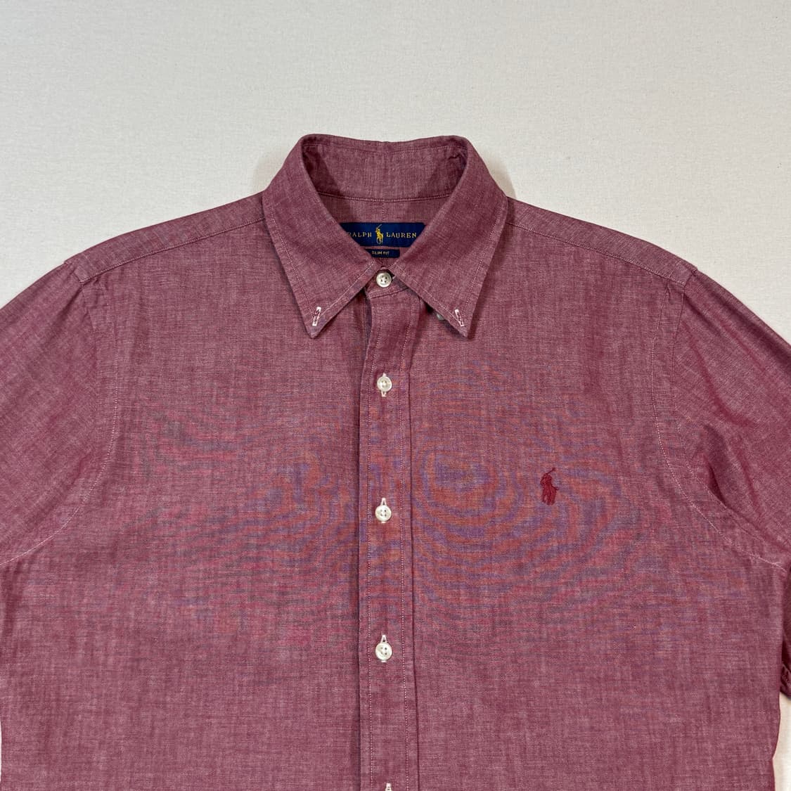 M) 폴로 랄프로렌 솔리드 옥스포드 셔츠 슬림핏 상품이미지3