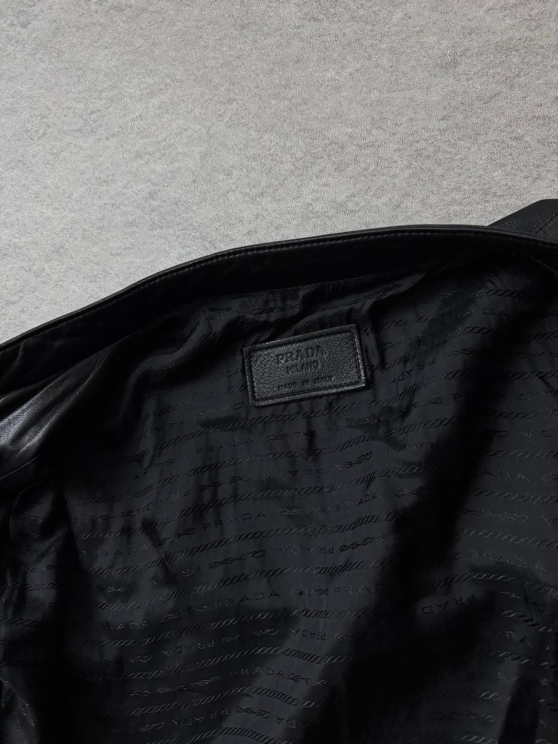 프라다 바이커 레더 자켓 상품이미지6