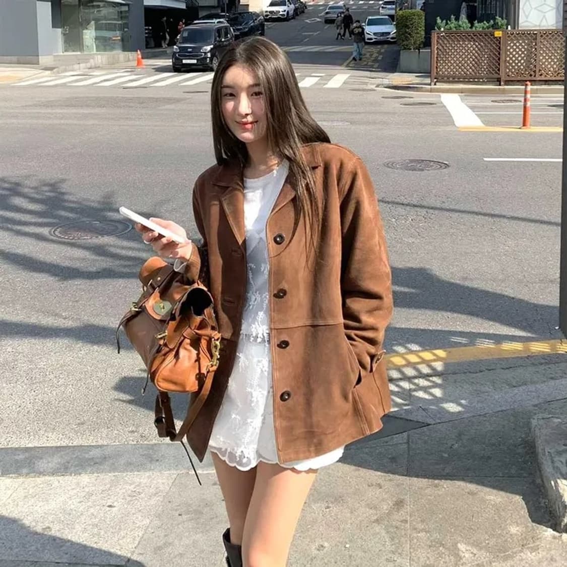 튜드먼트 스웨이드 리얼 레더 자켓 상품이미지2