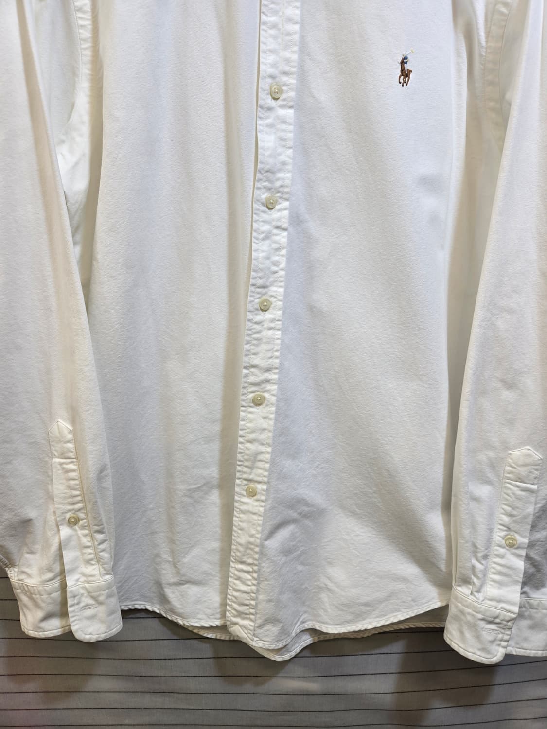 폴로랄프로렌 화이트 커스텀핏 셔츠 상품이미지3