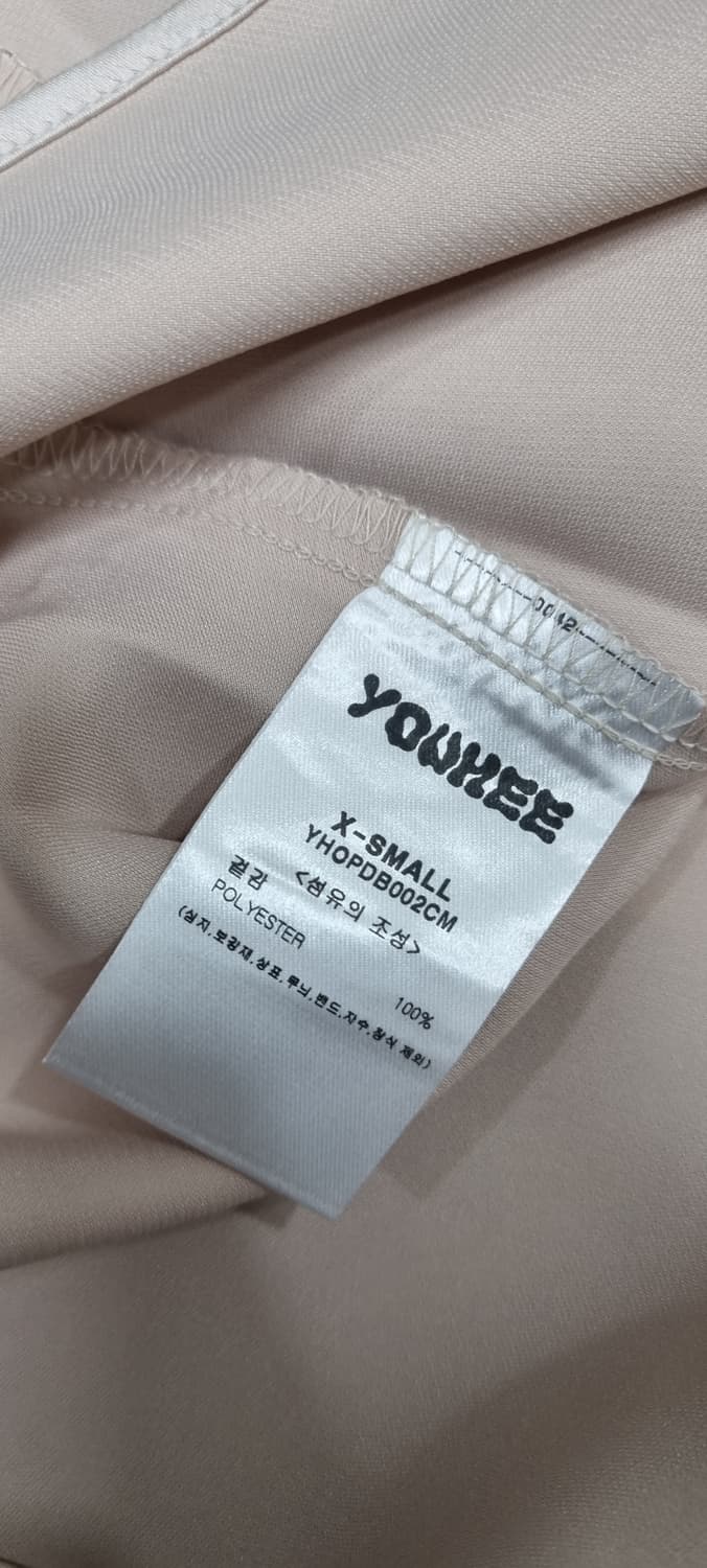 YOUHEE 유희 레터링 세틴 플레어 미니원피스 XS _ 여성 상품이미지10