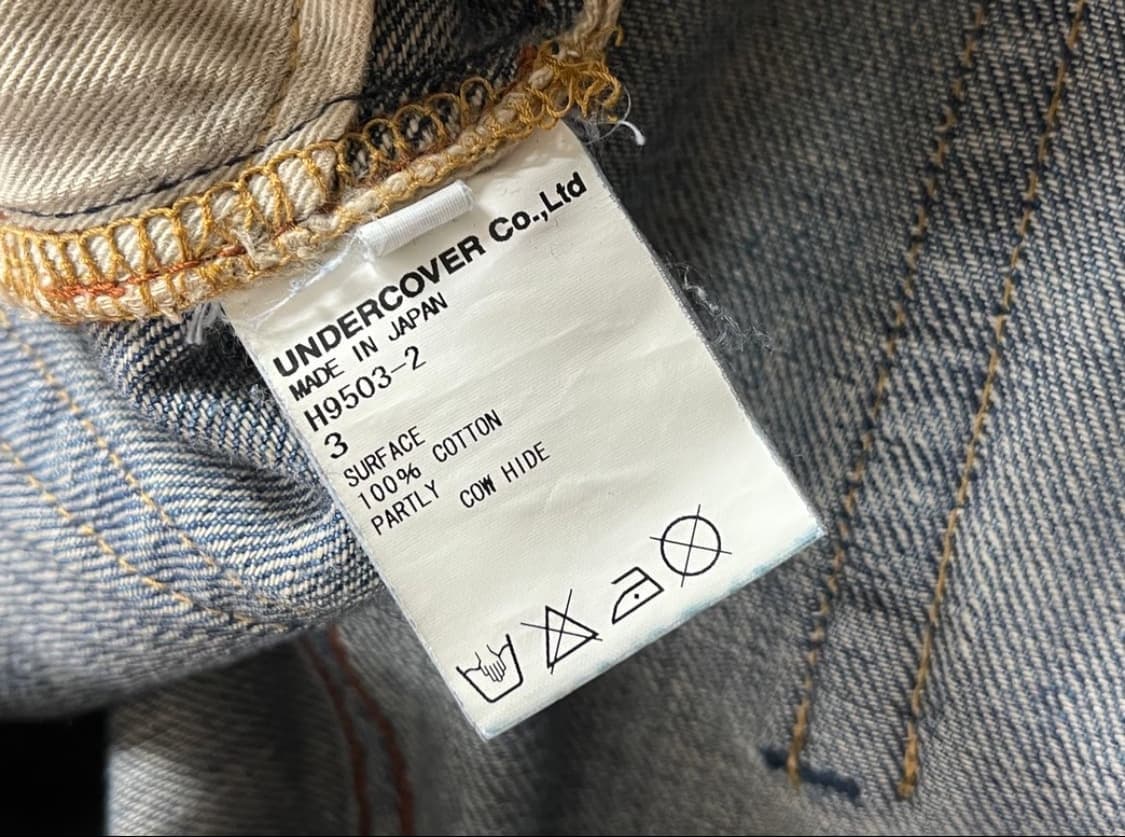 언더커버 04AW 번개 데님진 상품이미지8
