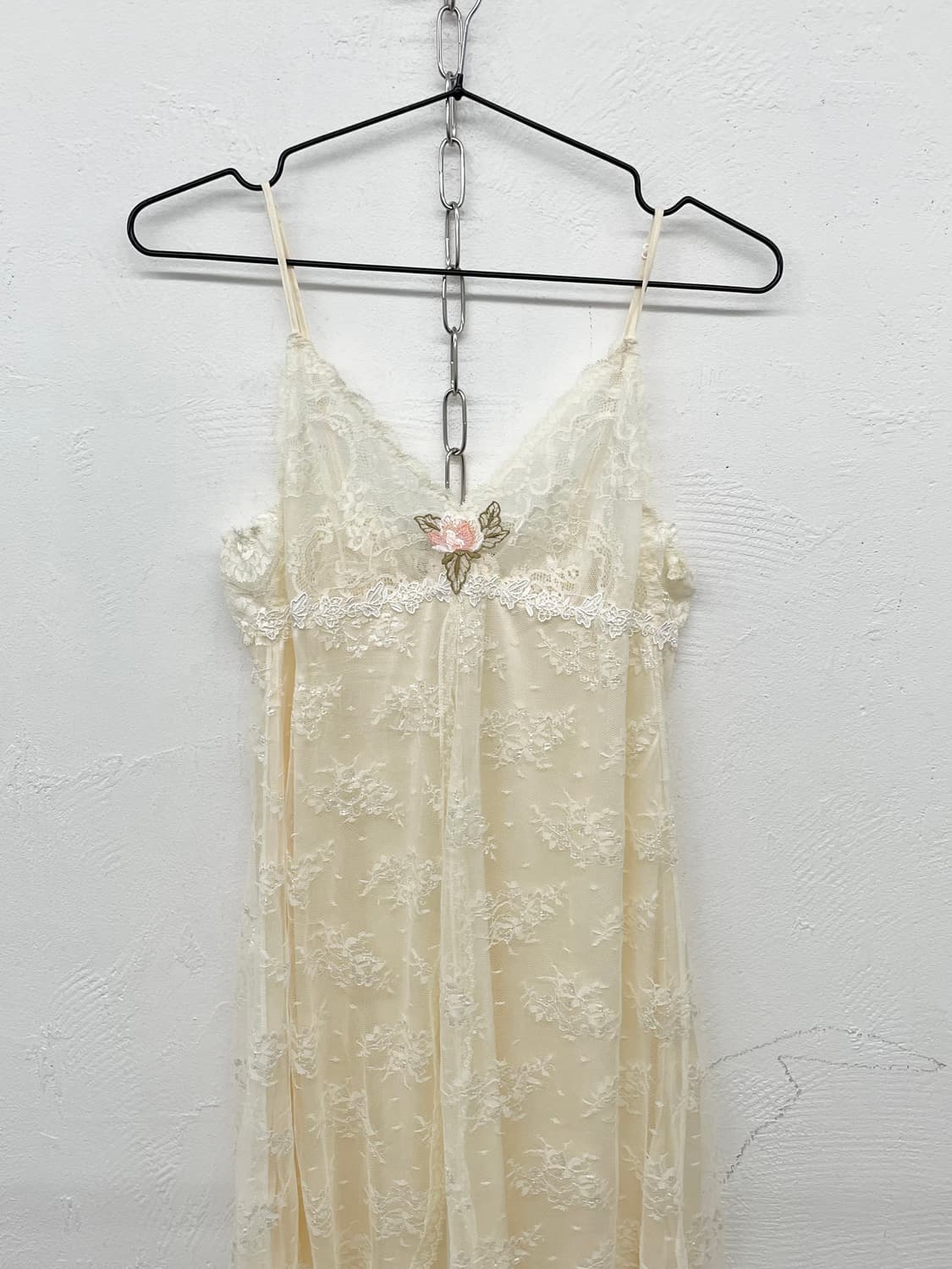 페어리 레이스 자수 슬립 상품이미지5