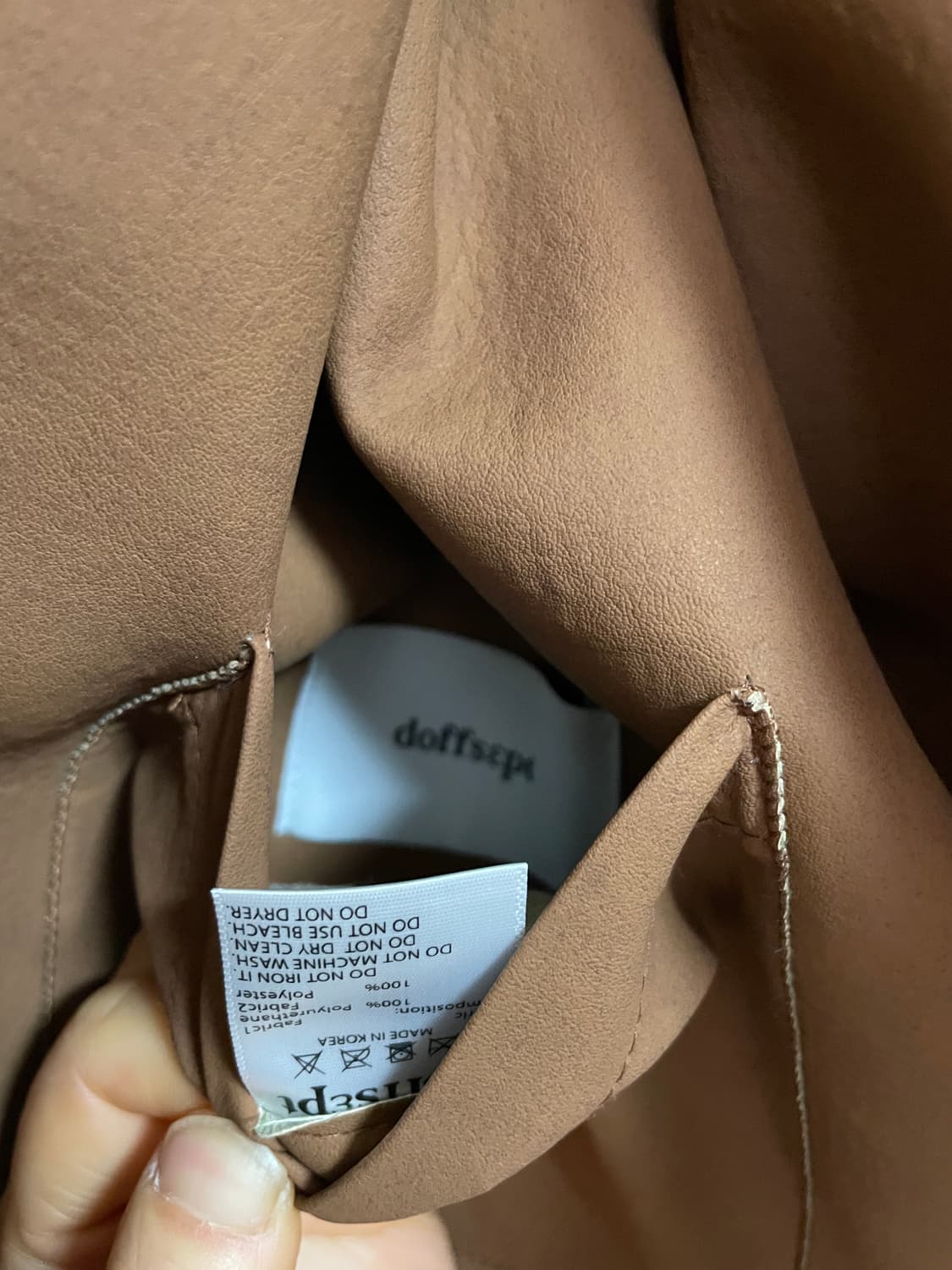 도프셉 양면 무스탕 퍼자켓 상품이미지6