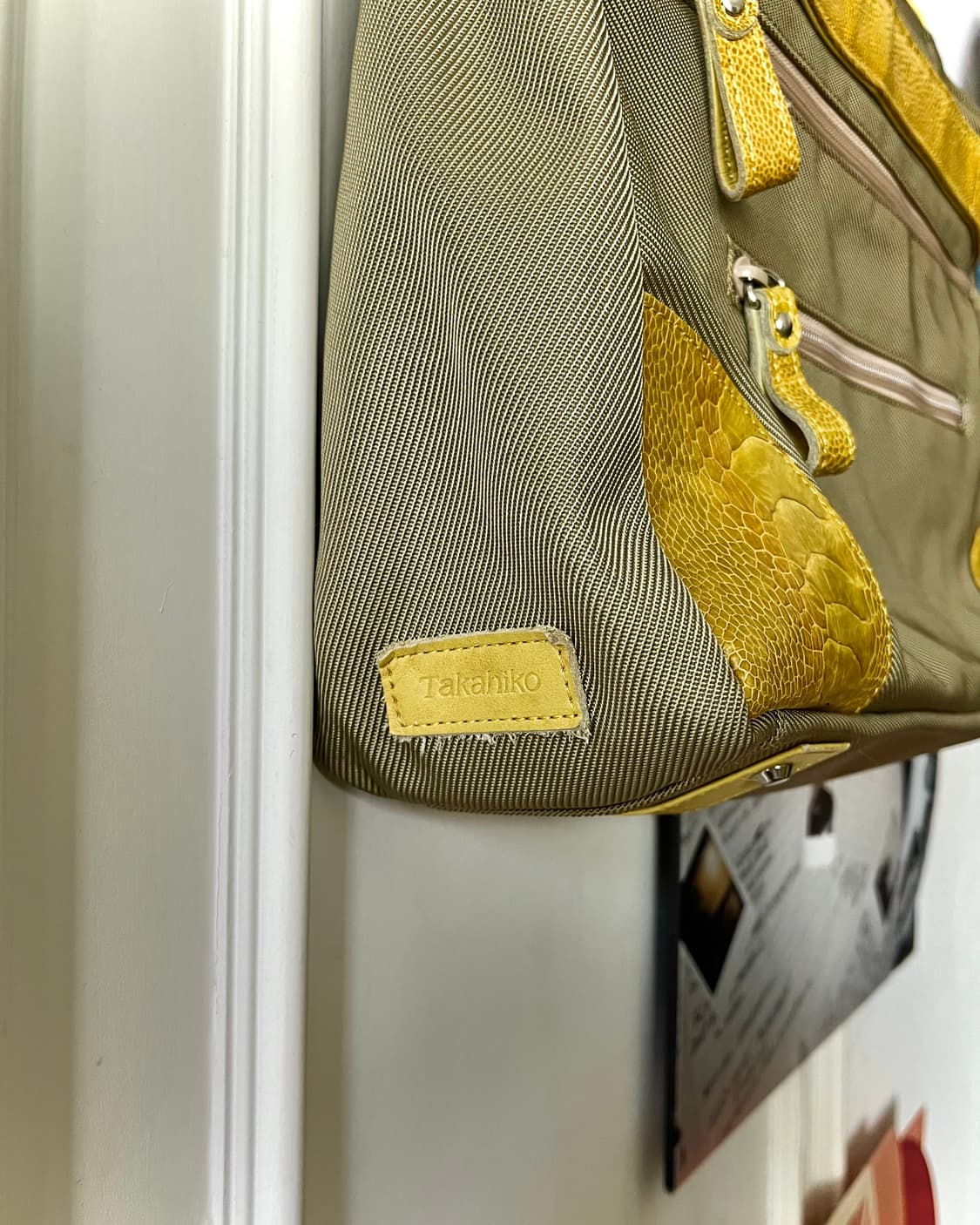 Takahiko Japan Leather & Canvas Bag 상품이미지8