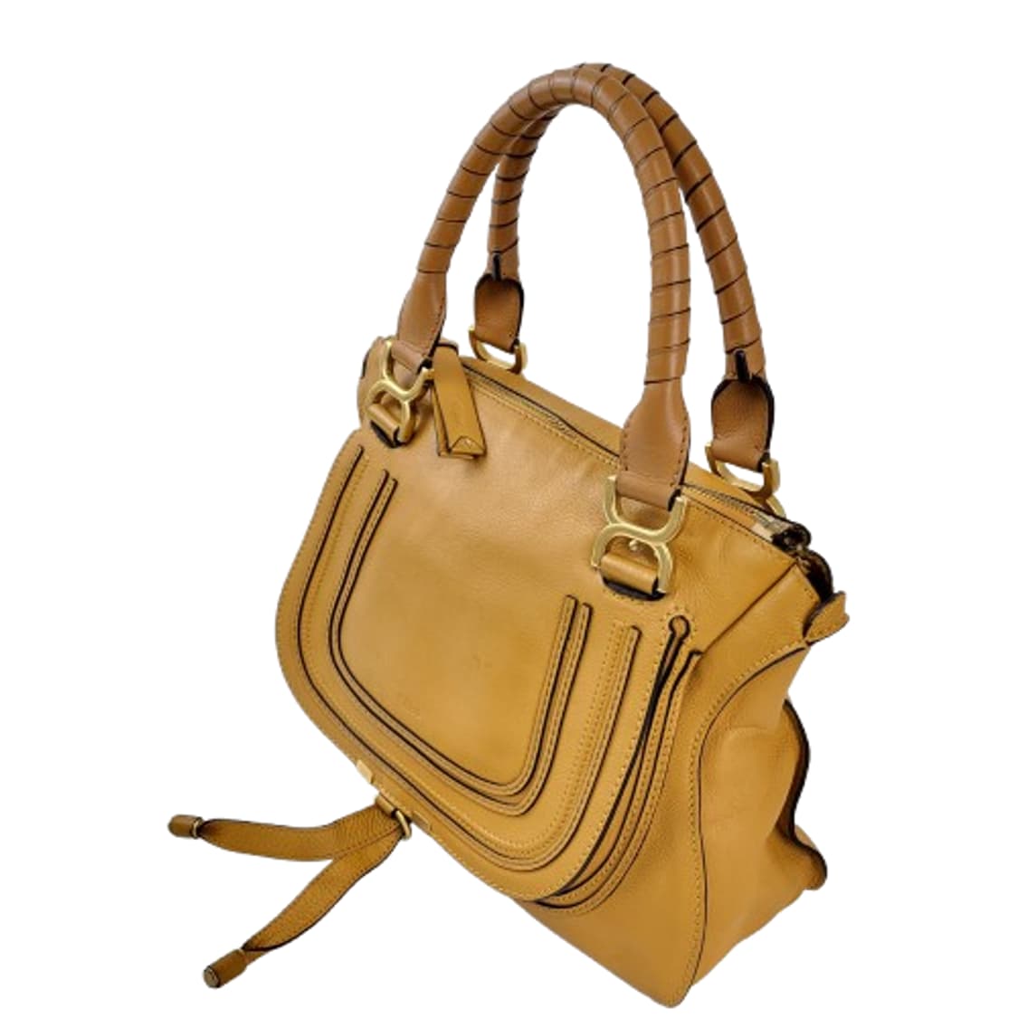 정품 끌로에 마르씨 미디엄 머스타드 상품이미지4