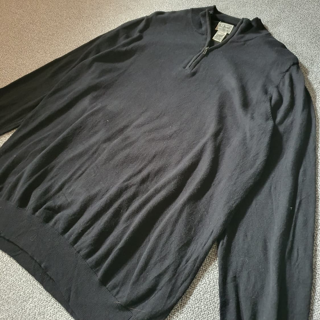 L.L.Bean 케시미어 혼방 하프 집업 니트  no.64 상품이미지2