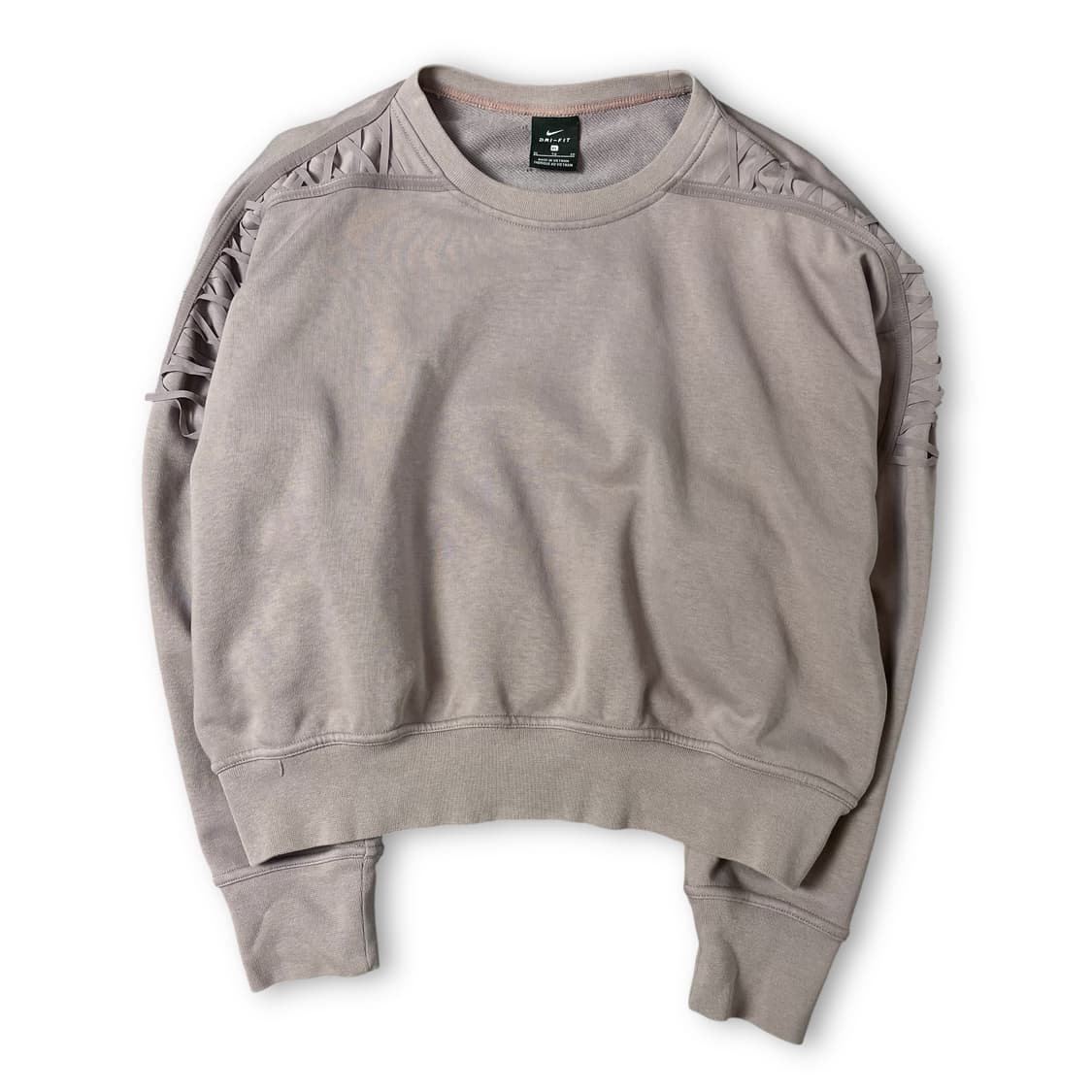 나이키 인디핑크 사이드 포인트 크롭 긴팔 맨투맨 XL 상품이미지1