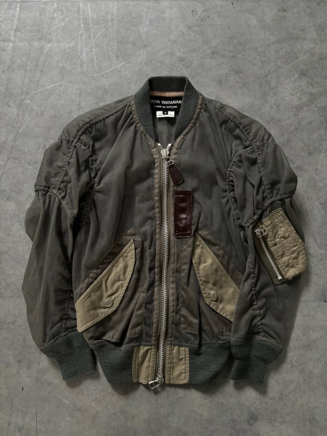 Junya Watanabe 메쉬 밀리터리 MA-1 자켓 상품이미지1