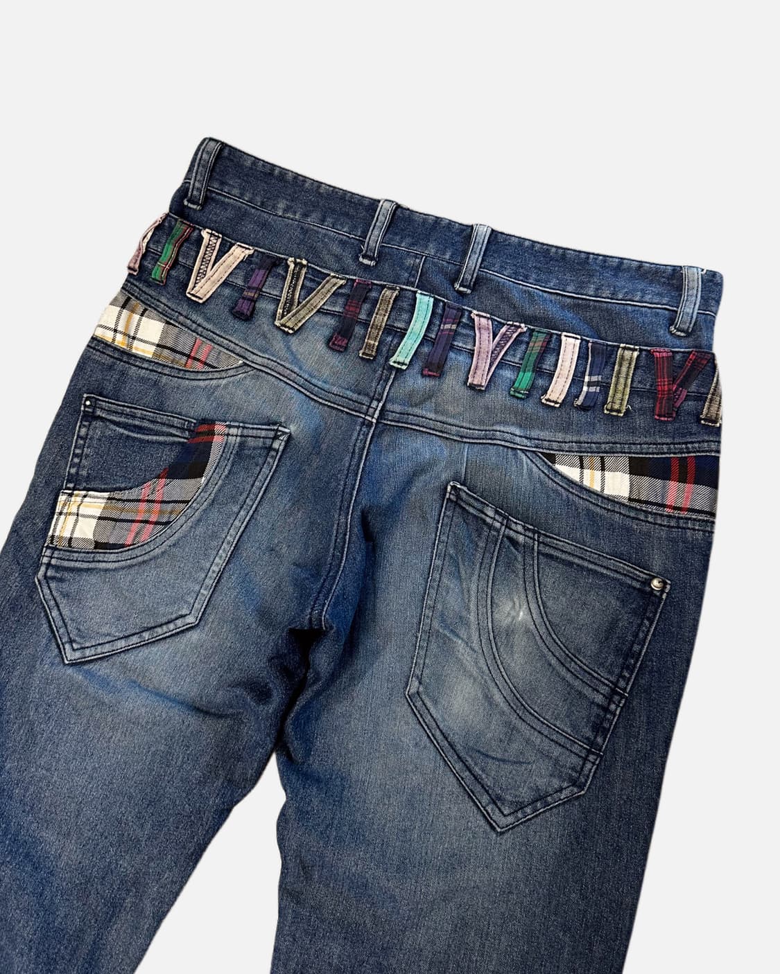 double weist 2tone punk jean 상품이미지6