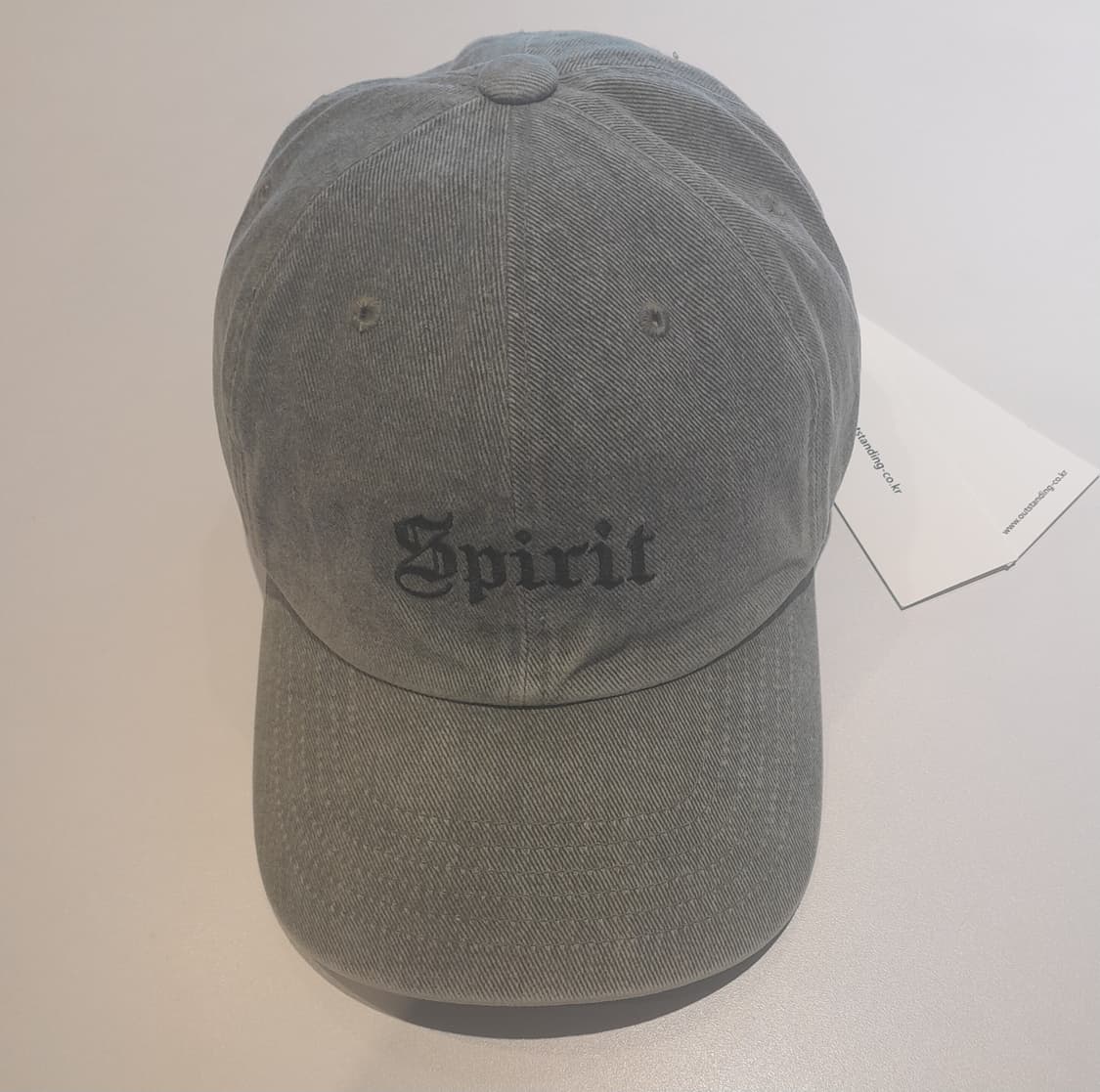 💥(새상품) 아웃스탠딩 워싱 볼캡 (카키)
 상품이미지2