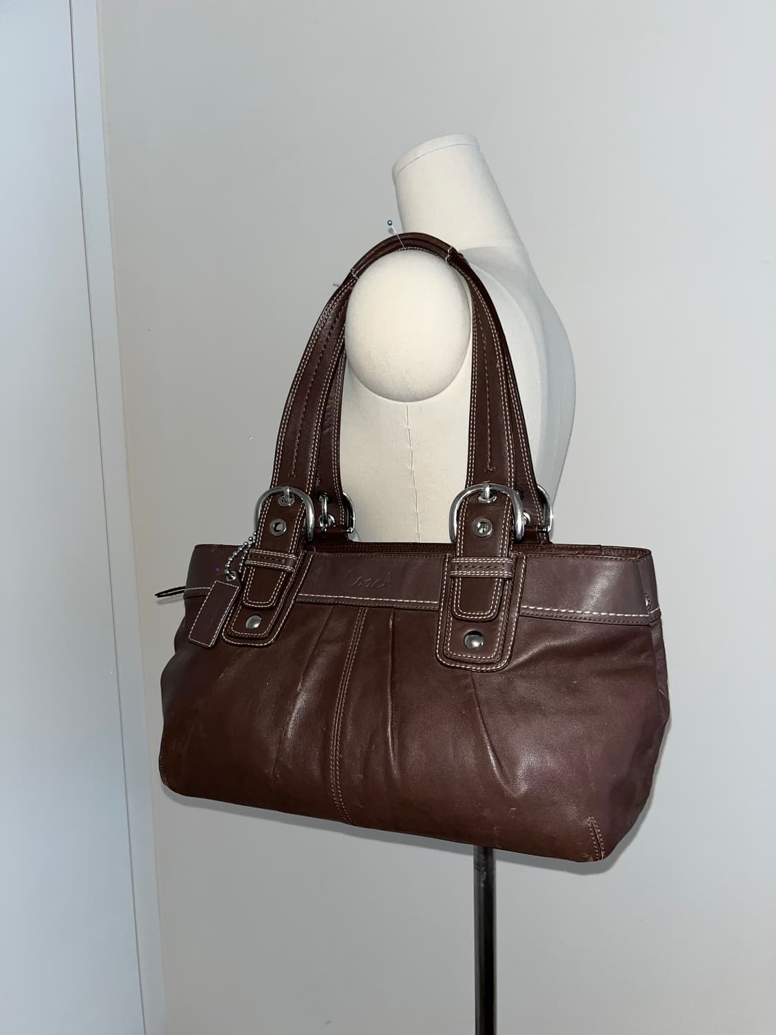 90ss COACH All Brown Shoulder bag 상품이미지2