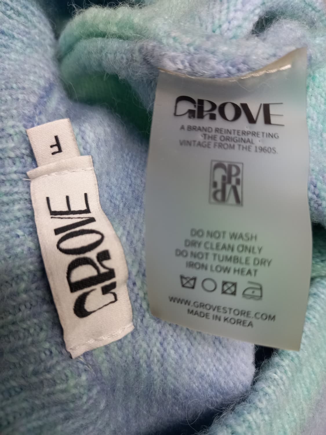 그로브 GROVE 춘추동 울 니트 스웨터 F 33-77 상품이미지8