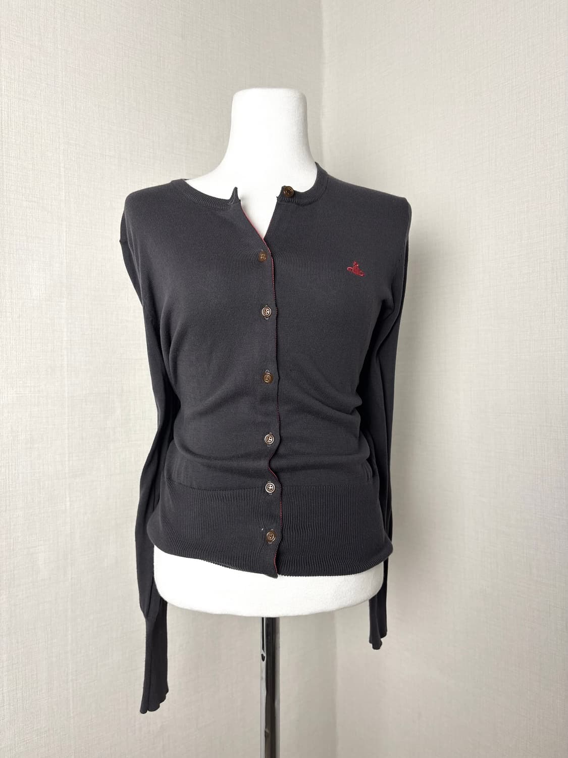 비비안웨스트우드 차콜 가디건 상품이미지1