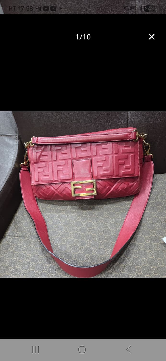 펜디 엠보 바게트 숄더 상품이미지1