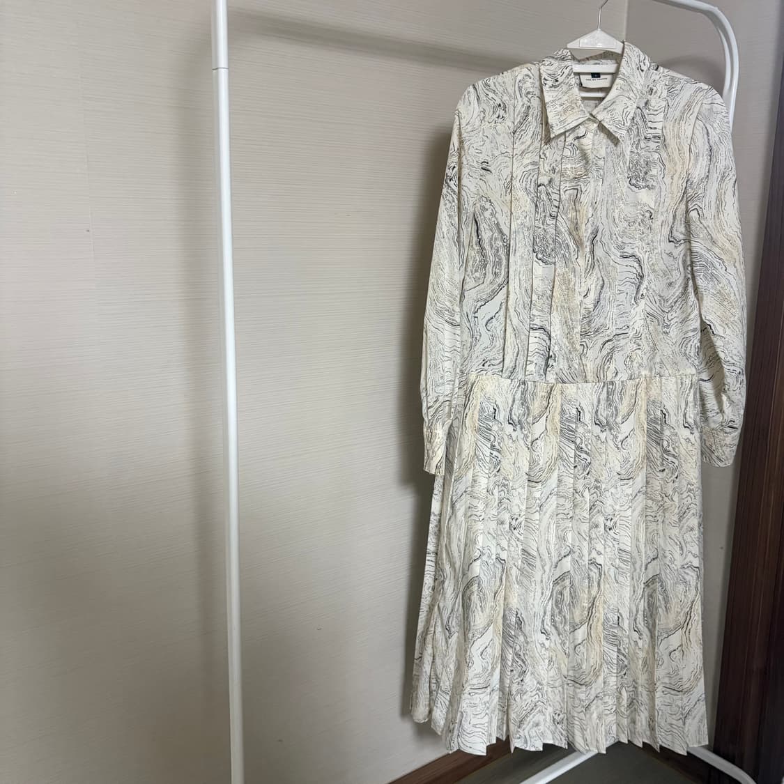 HAE BY HAEKIM marble print shirt dress 상품이미지3