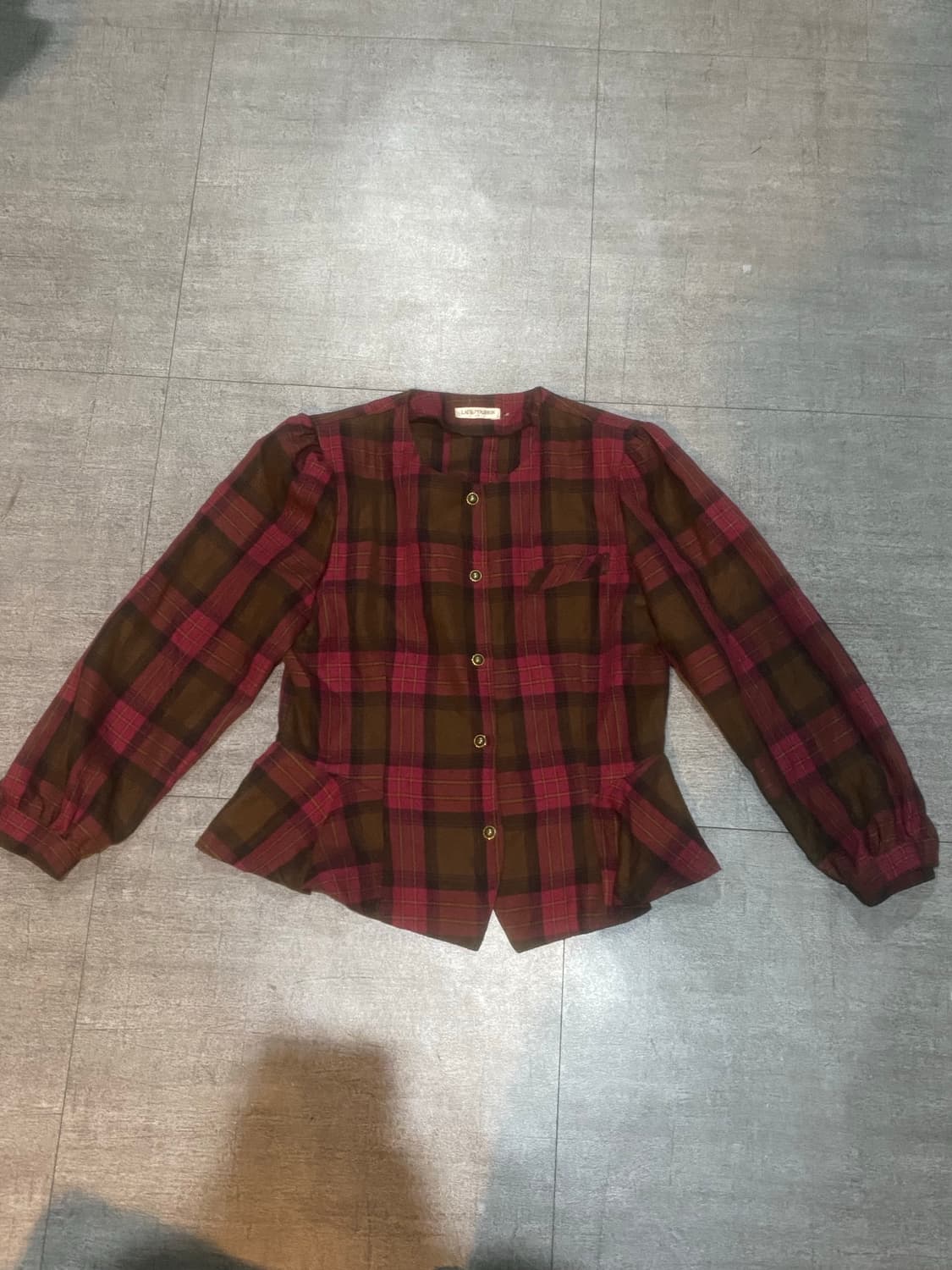 일본빈티지 Ladyfa 하구미모리걸 달천깔페어리 퍼퓰럼 벌룬자켓 상품이미지1