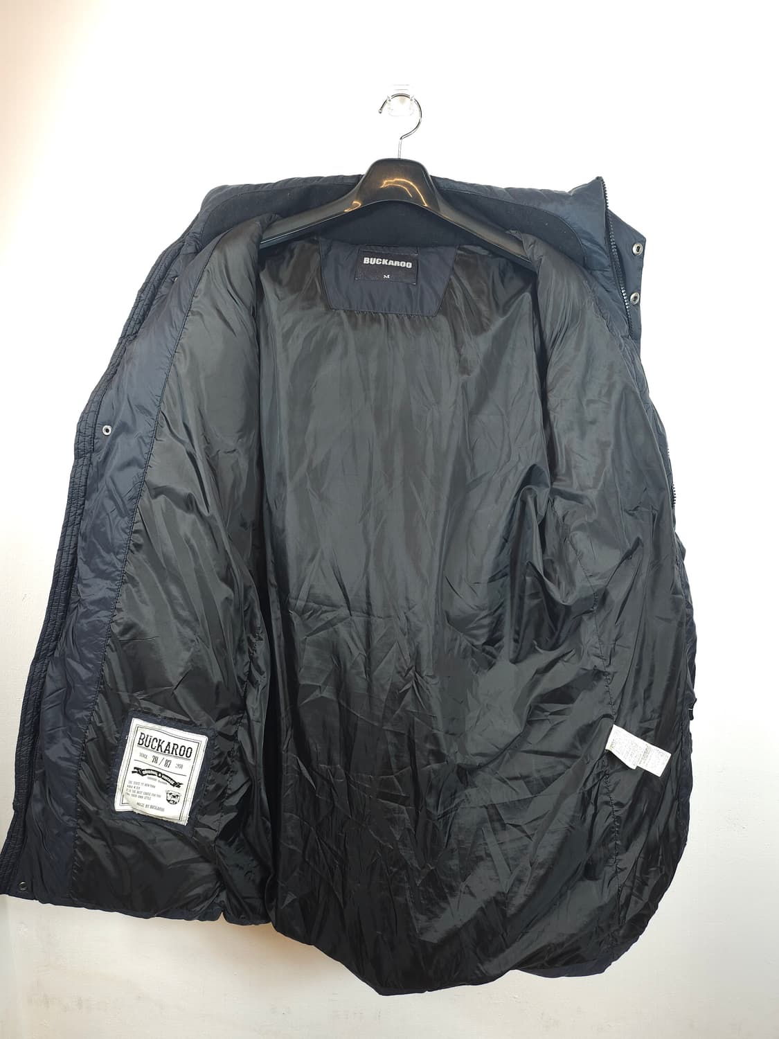 BUCKAROO 다운롱패딩 네이비블랙 95-100 M 상품이미지8