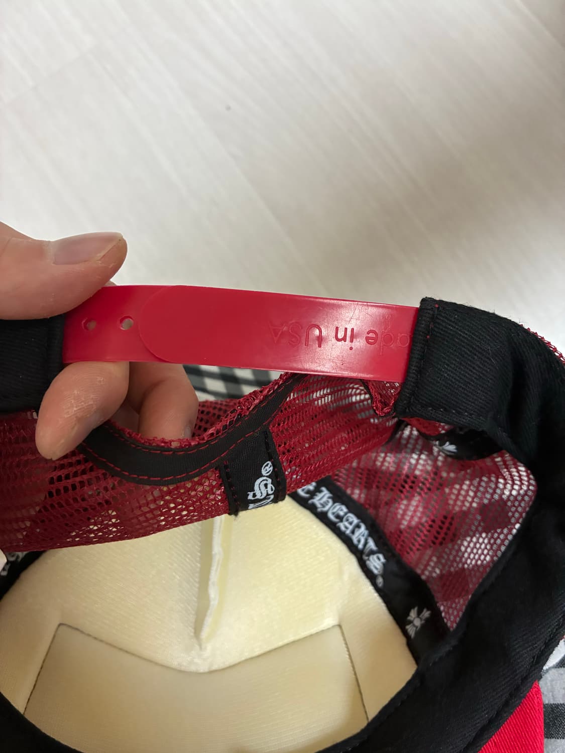 크롬하츠 CH 매쉬트러커 캡 레드 상품이미지4