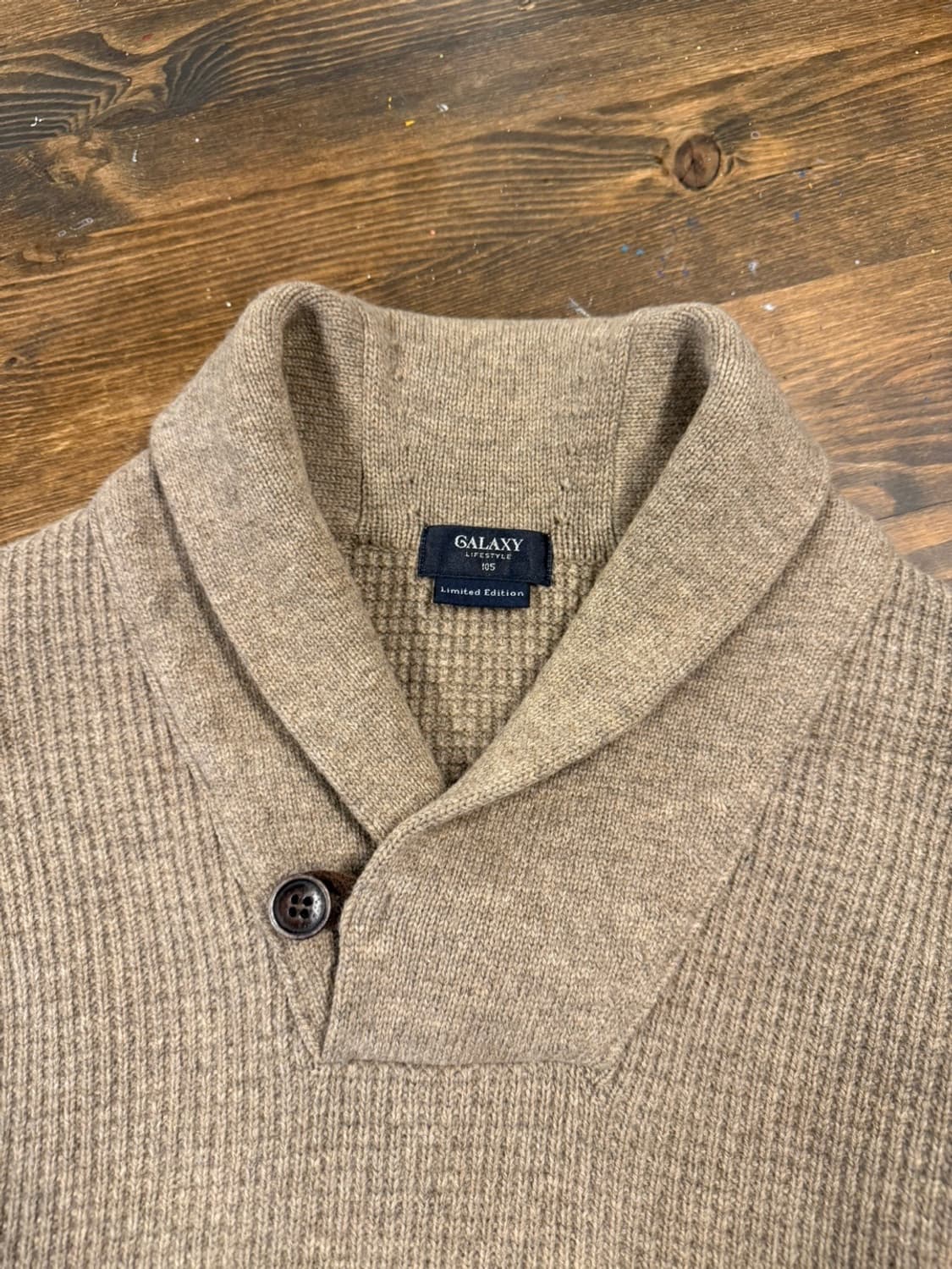 갤럭시 리미티드 에디션 숄칼라 니트 100~105 상품이미지7
