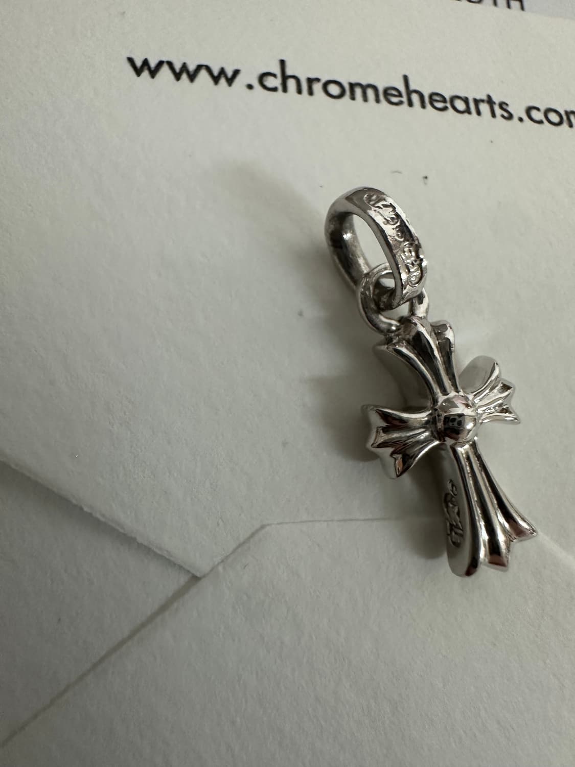 크롬하츠 화이트골드 베이비펫 풀파베 상품이미지4