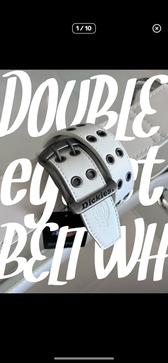 dickies double eyelet belt 상품이미지1