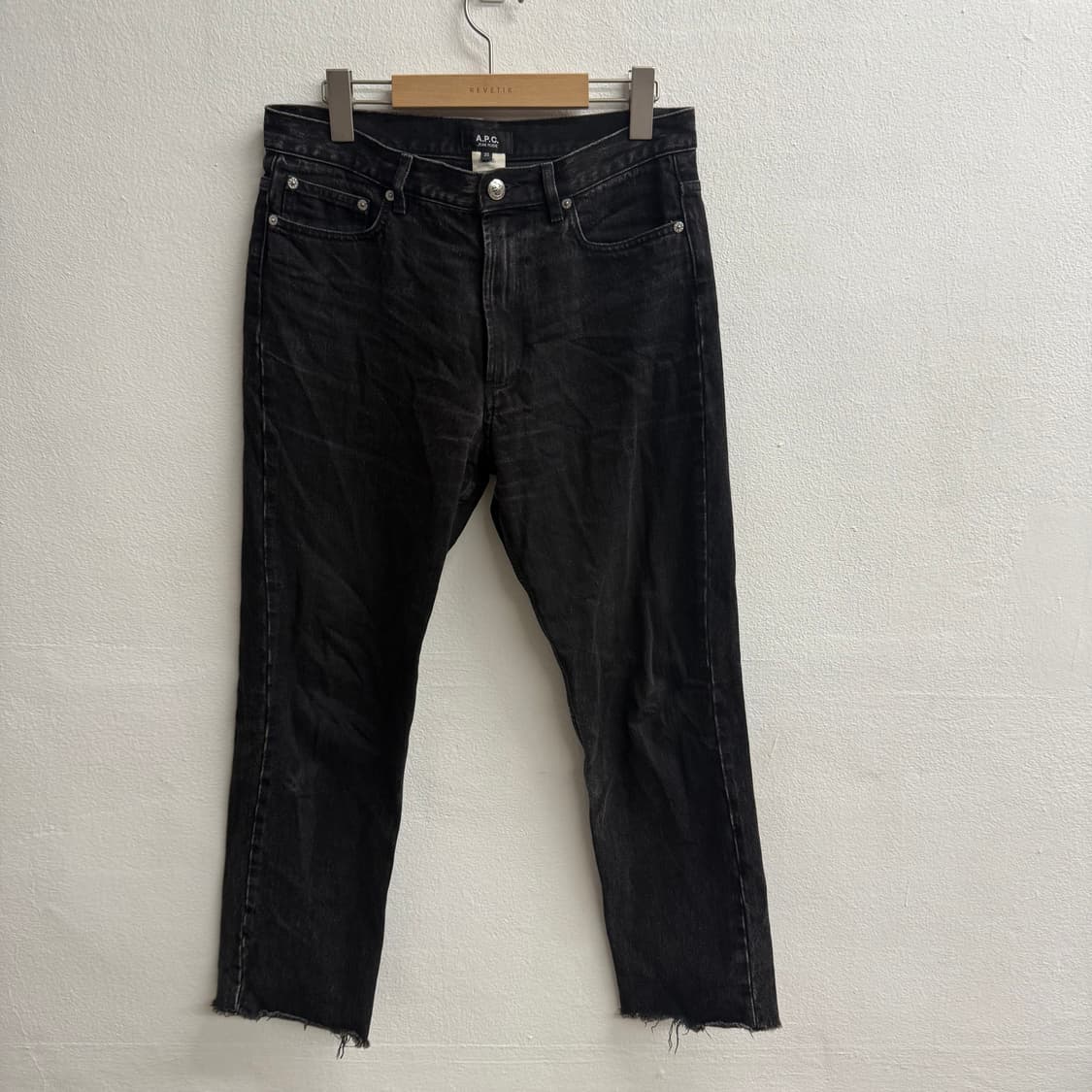 A.P.C. 블랙 데님 청바지 30 상품이미지1