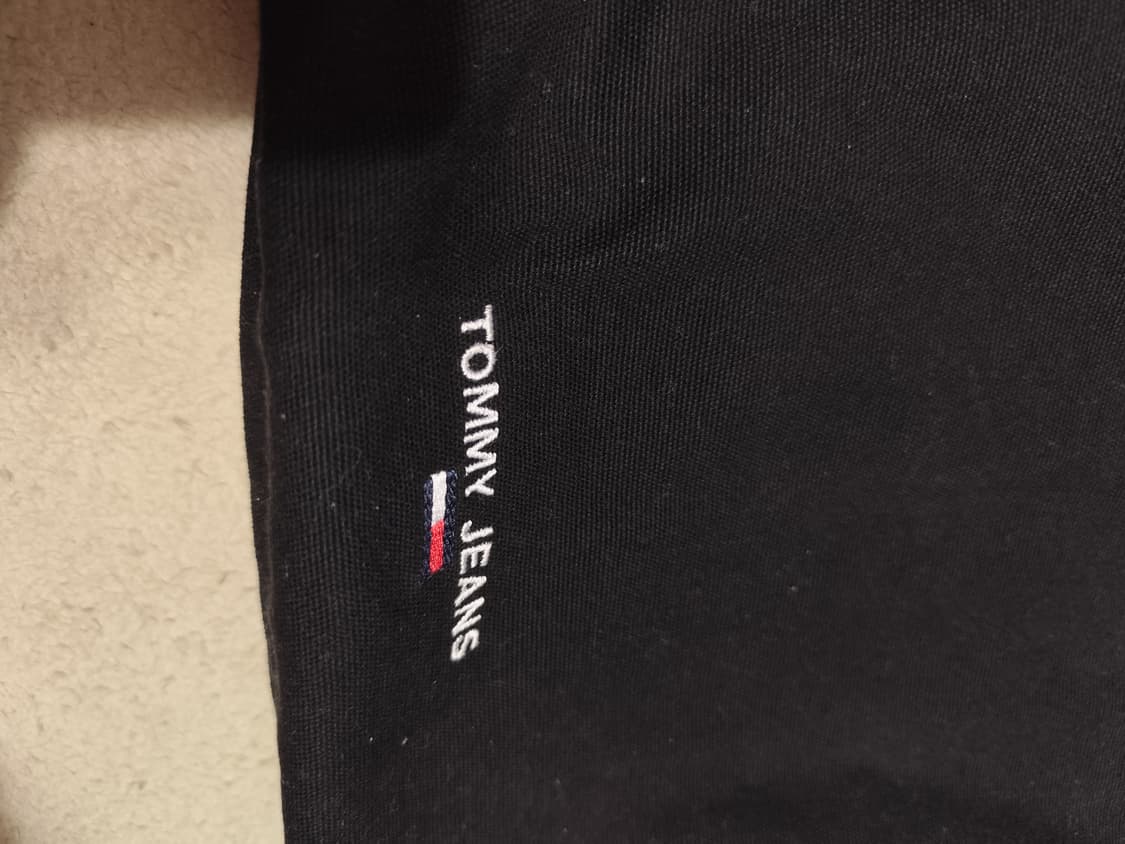 타미진스 블랙 크로스백 코튼 플랩 로고 엠브로이드 상품이미지3