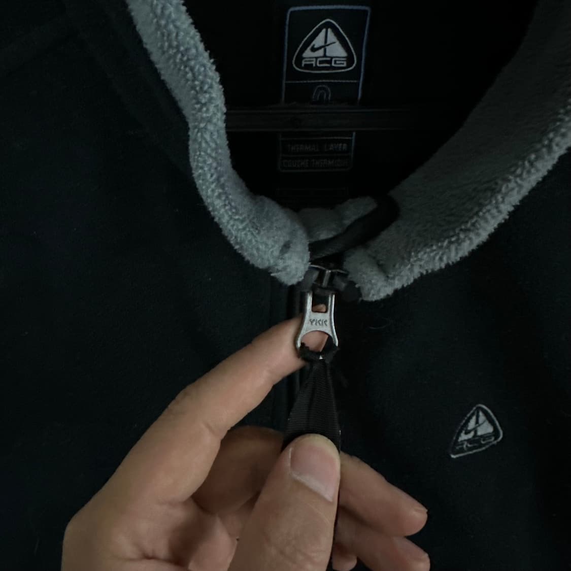 (L) 나이키 ACG 블랙 후리스 플리스 베스트 조끼 집업 상품이미지4