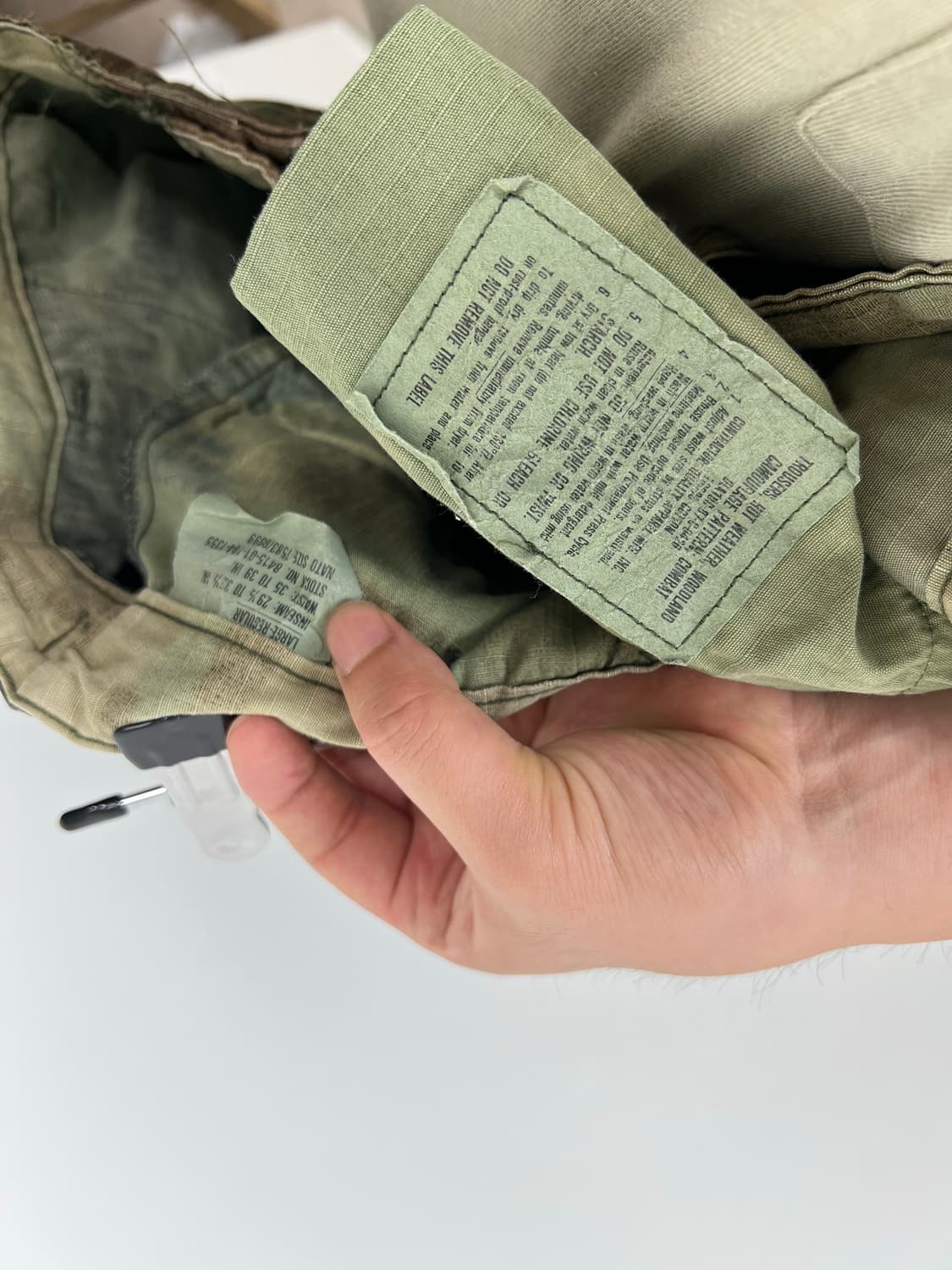 1980s Military 미군 우드랜드 카모 팬츠 상품이미지7