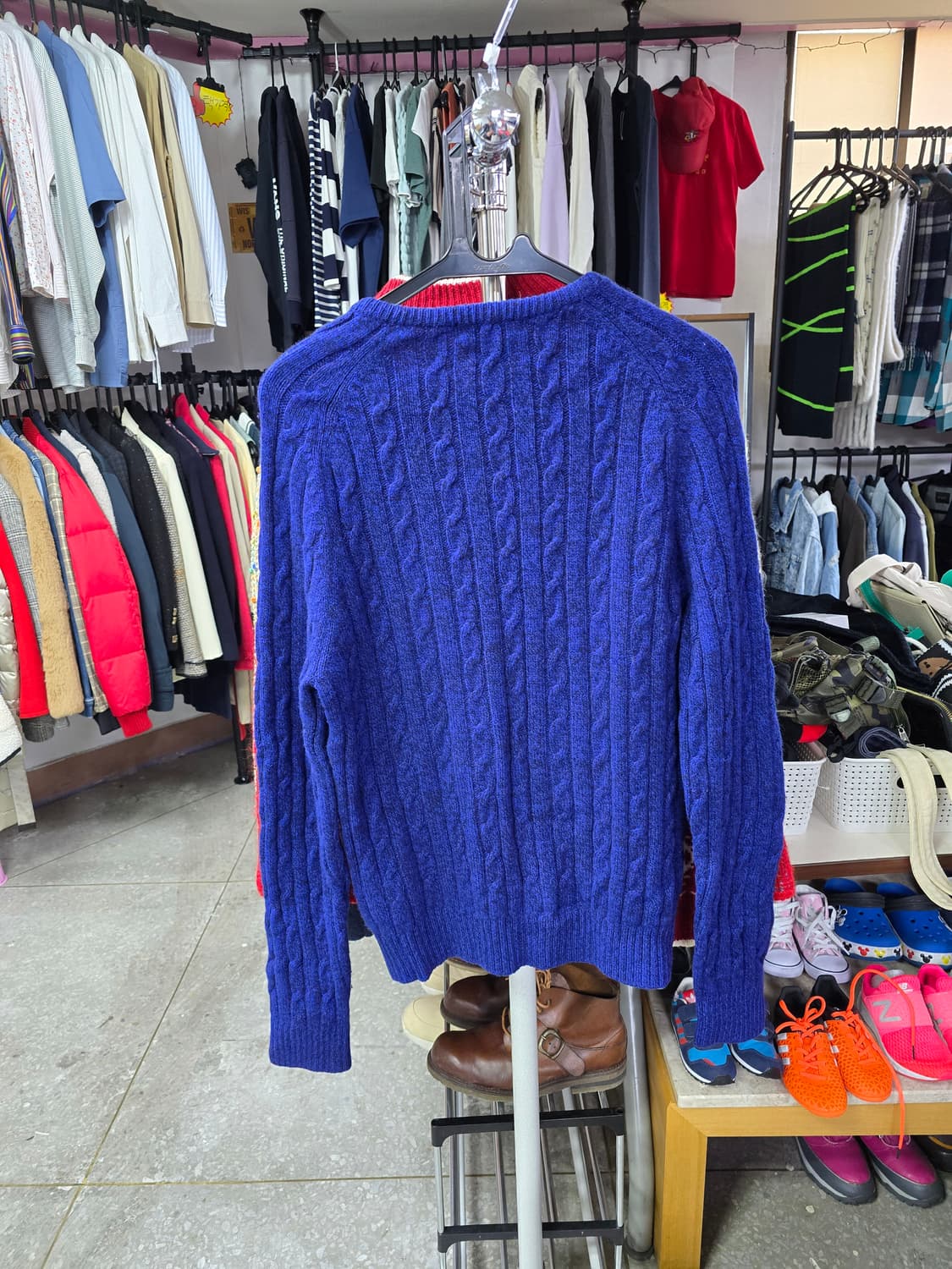 빈폴 꽈배기 니트 블루 (1290) 상품이미지2