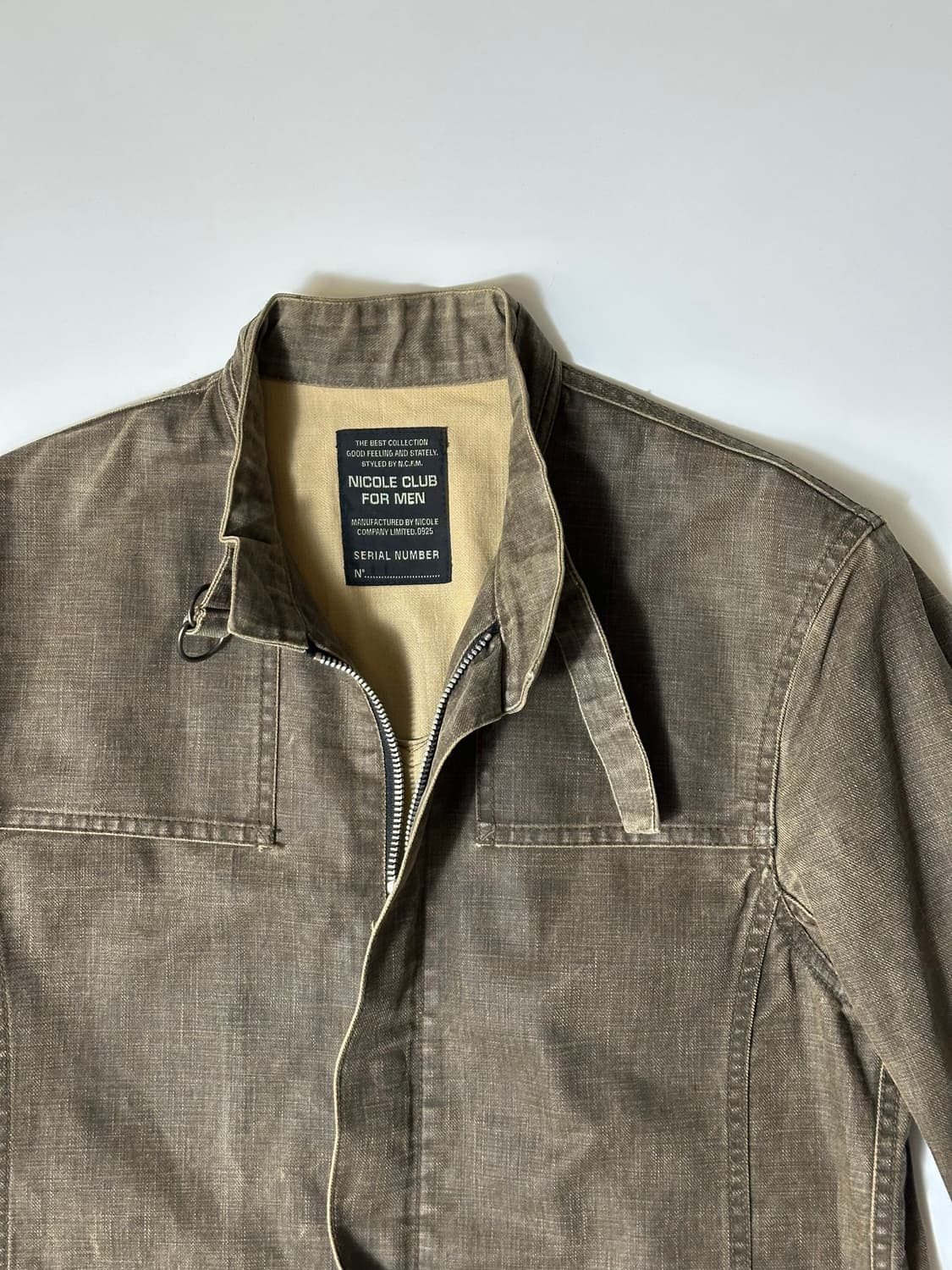 올리브 데님 투웨이 자켓  상품이미지6