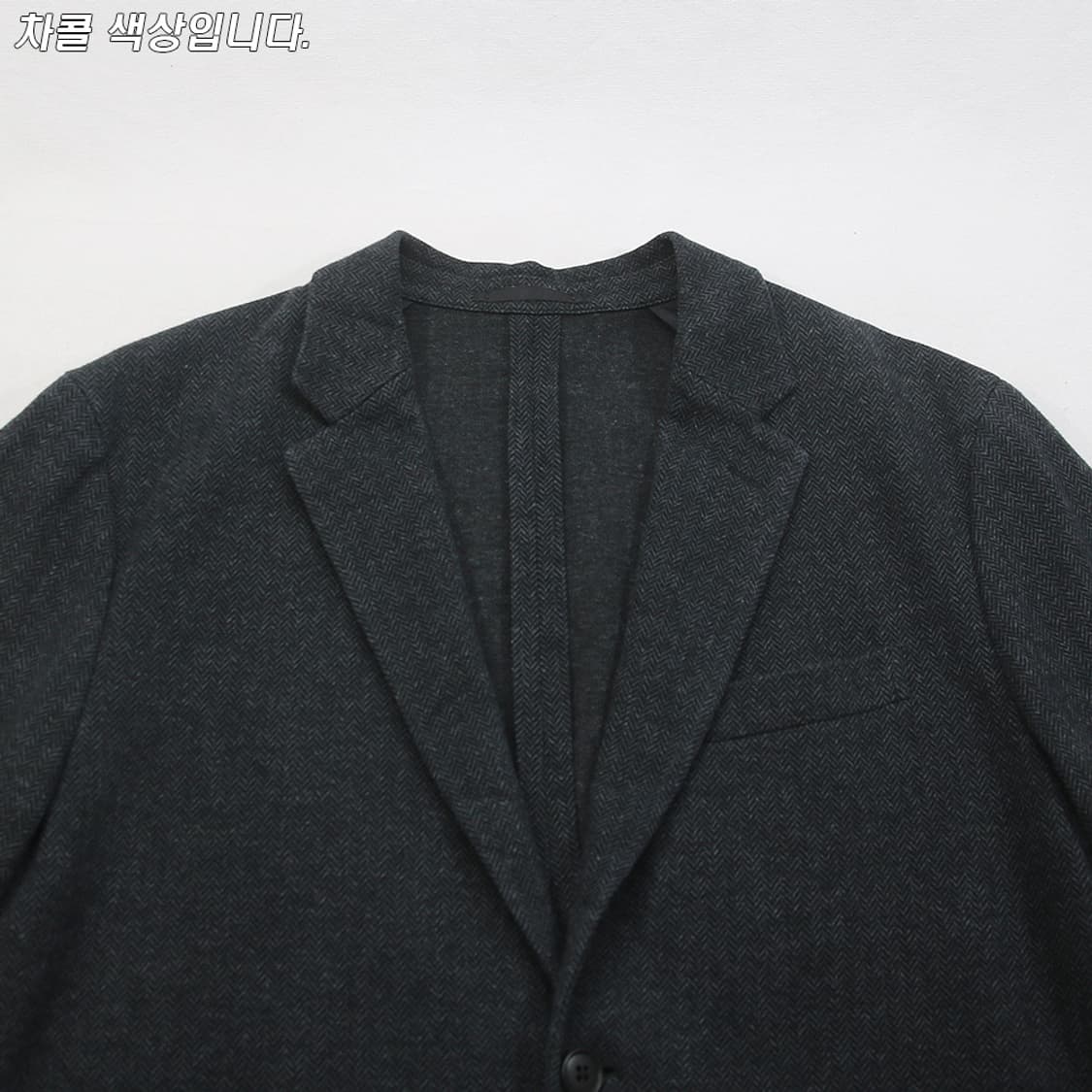 (착용컷) 유니클로 헤링본 블레이져 (남성용 XL) 상품이미지4
