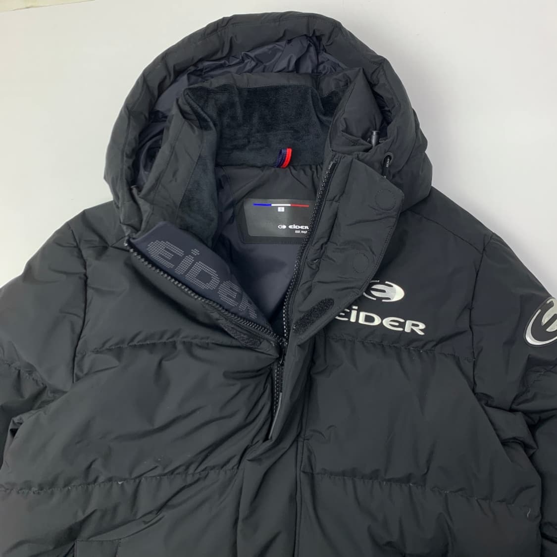 [S/정품] 아이더 구스다운 블랙 남성 롱패딩 상품이미지4